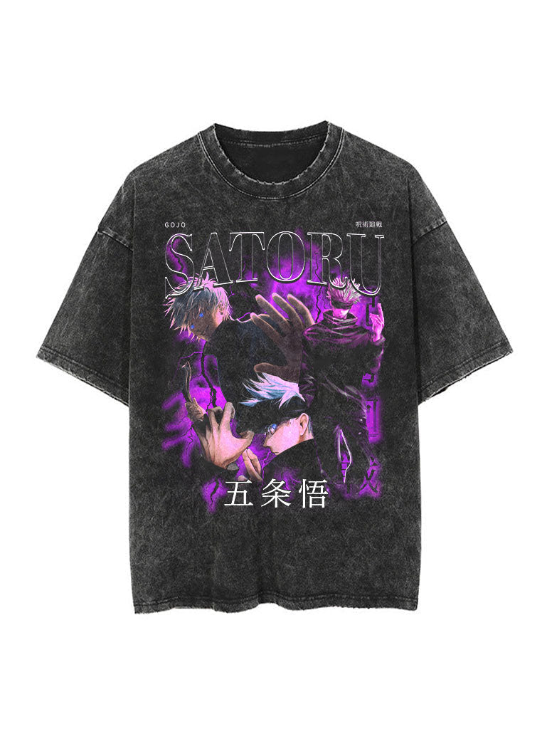 Gojo Cursed Energy Vintage Tee