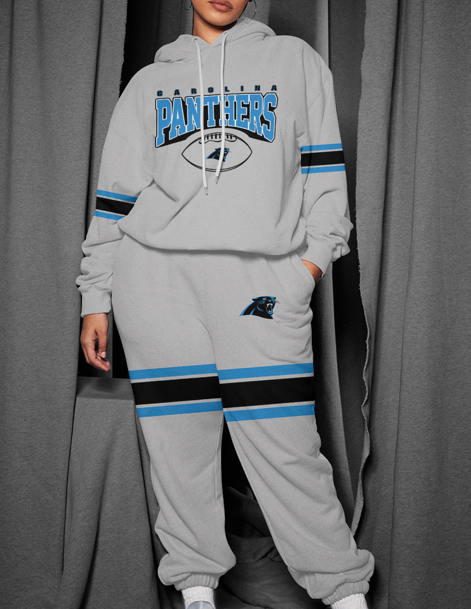Carolina Panthers 3D Printed Pullover Hoodie And Sweatpant 2pcs Tracksuits