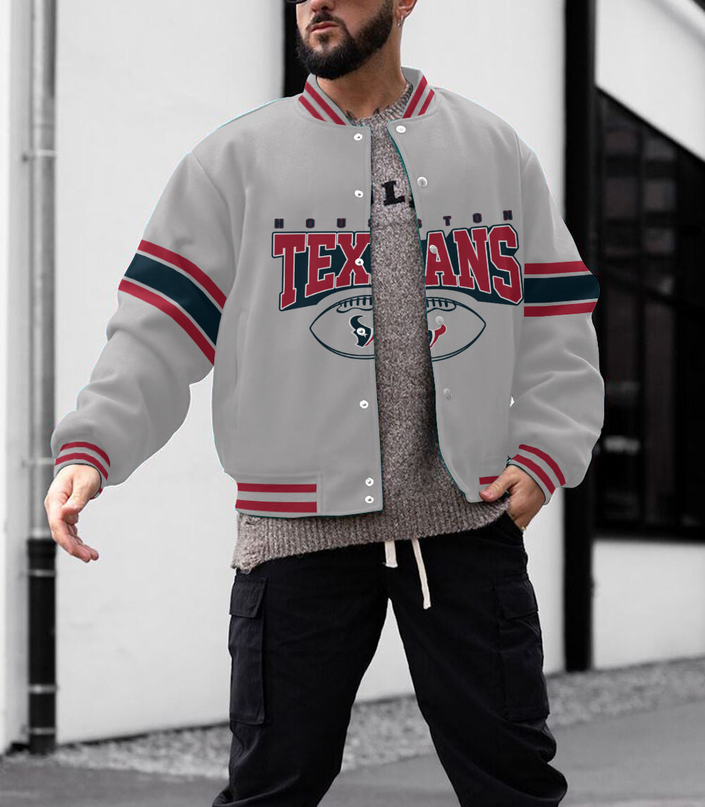 Houston Texans Men's Limited Edition Full-Snap Casual Jacket