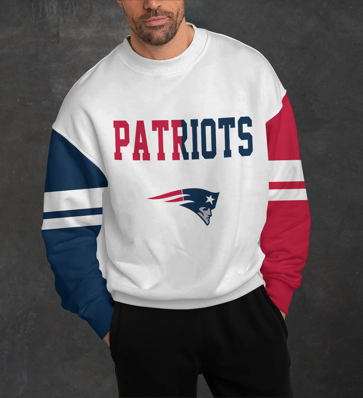 New England Patriots 3D Limited Edition Crew Neck sweatshirt
