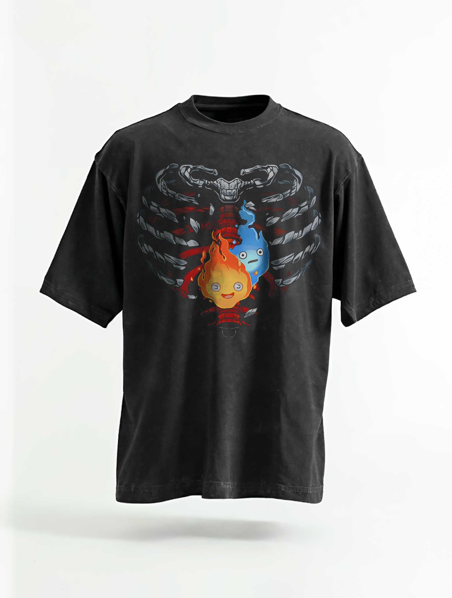 Howls Castle Calcifer Vintage Tee