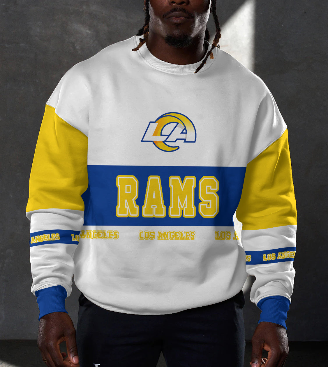 Los Angeles Rams 3D Limited Edition Crew Neck sweatshirt