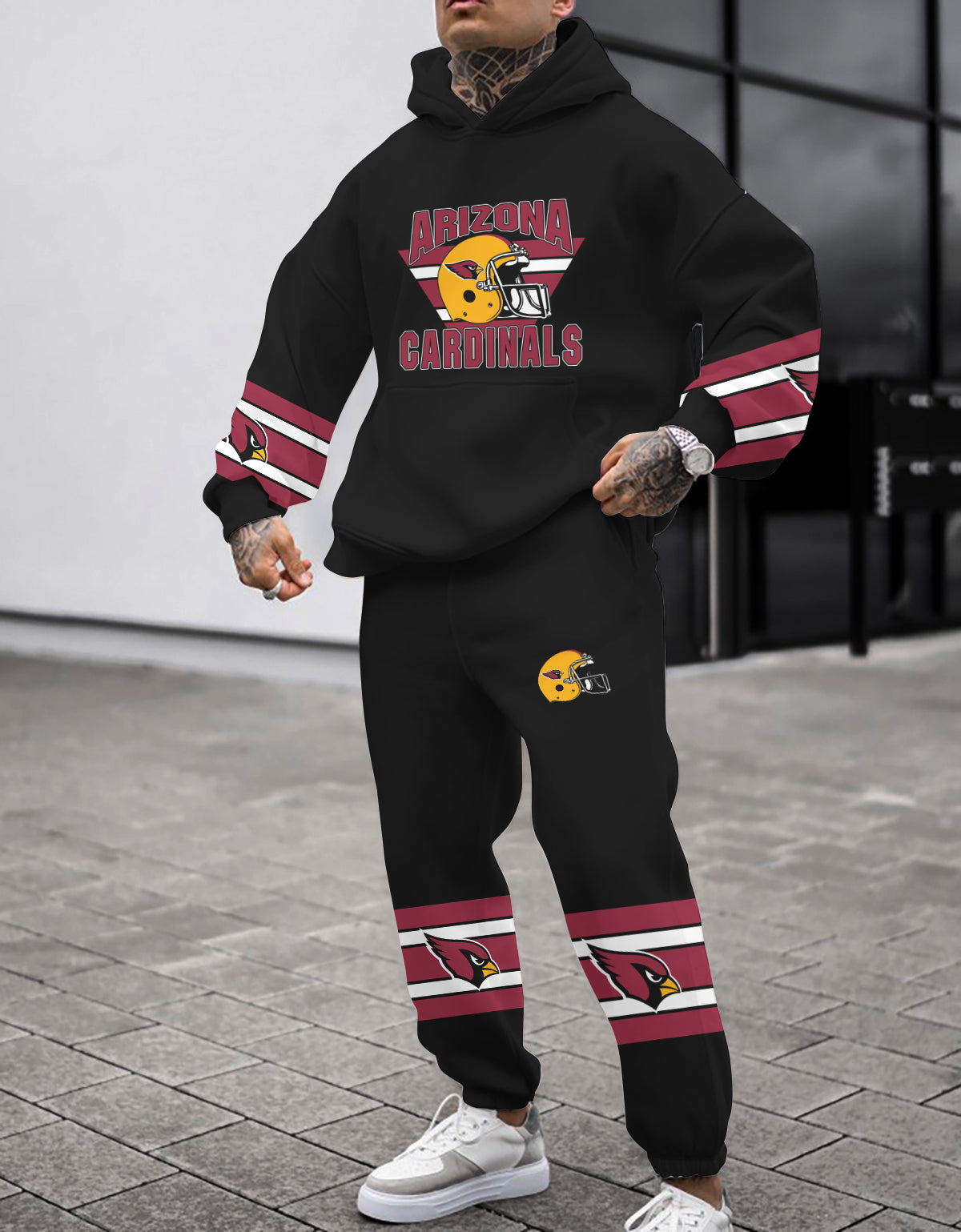 Arizona Cardinals 3D Printed Pullover Hoodie And Sweatpant 2pcs Tracksuits