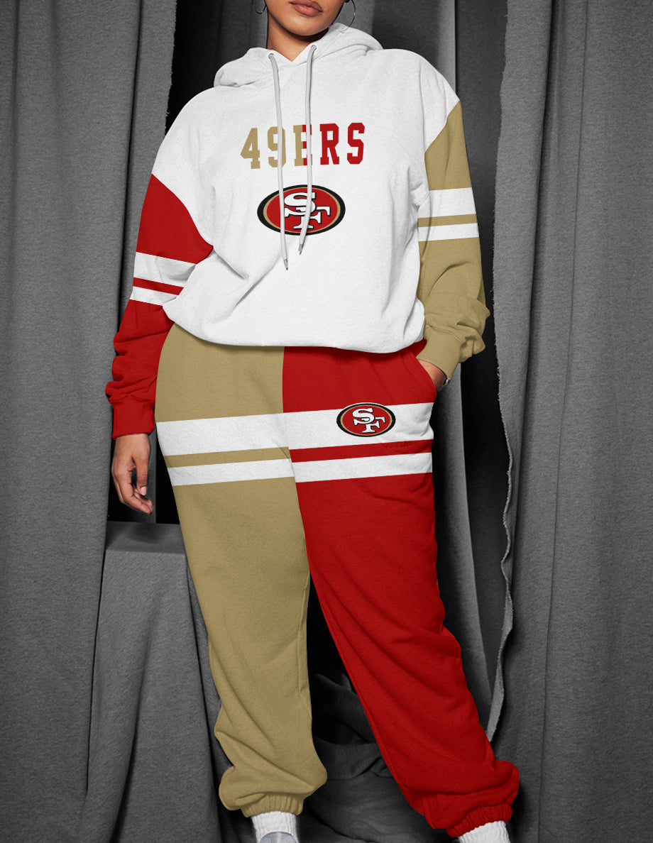 San Francisco 49ers 3D Printed Pullover Hoodie And Sweatpant 2pcs Tracksuits