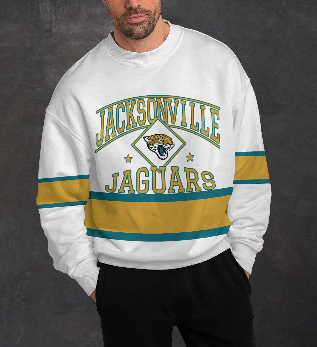 Jacksonville Jaguars 3D Limited Edition Crew Neck sweatshirt
