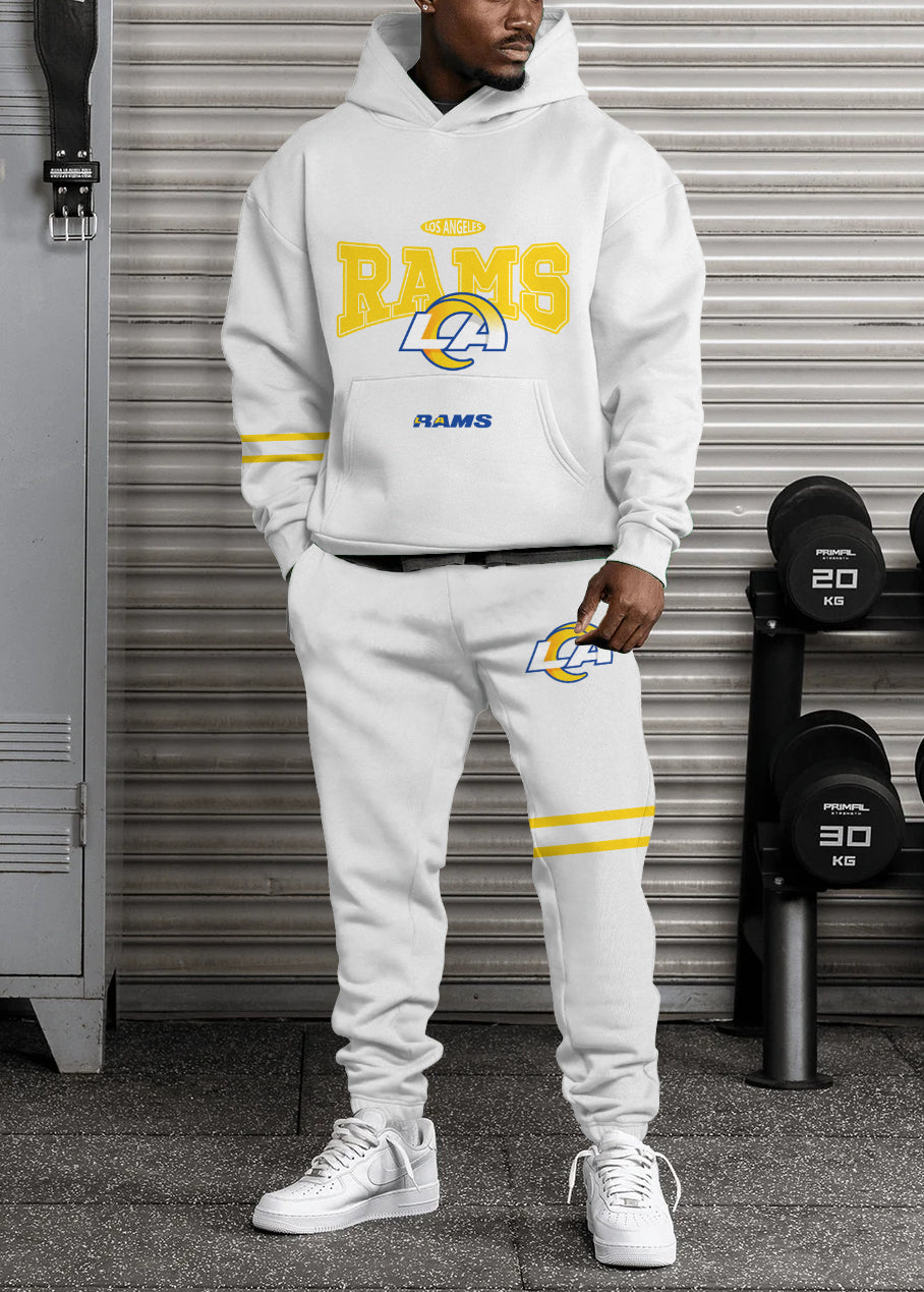 Los Angeles Rams 3D Printed Pullover Hoodie And Sweatpant 2pcs Tracksuits