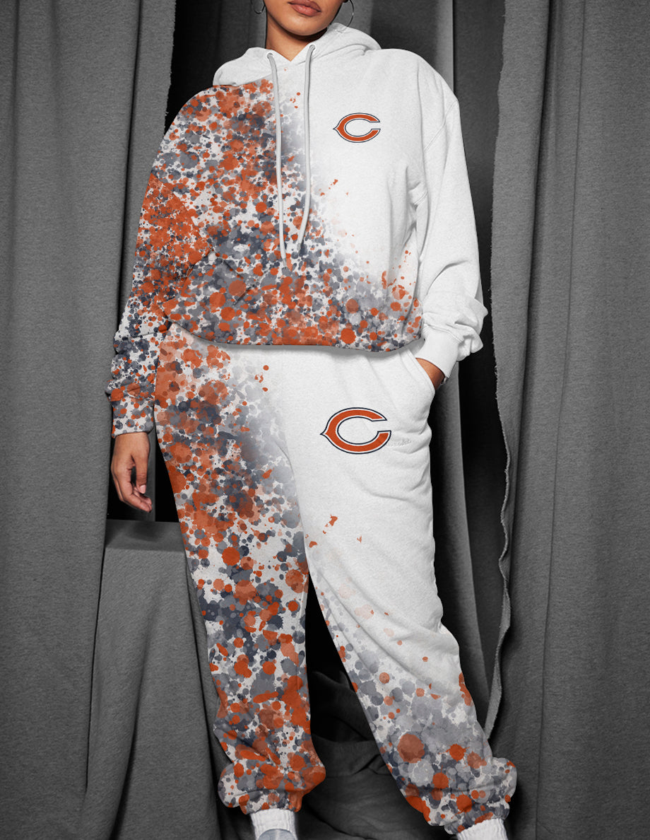 Chicago Bears 3D Printed Pullover Hoodie And Sweatpant 2pcs Tracksuits