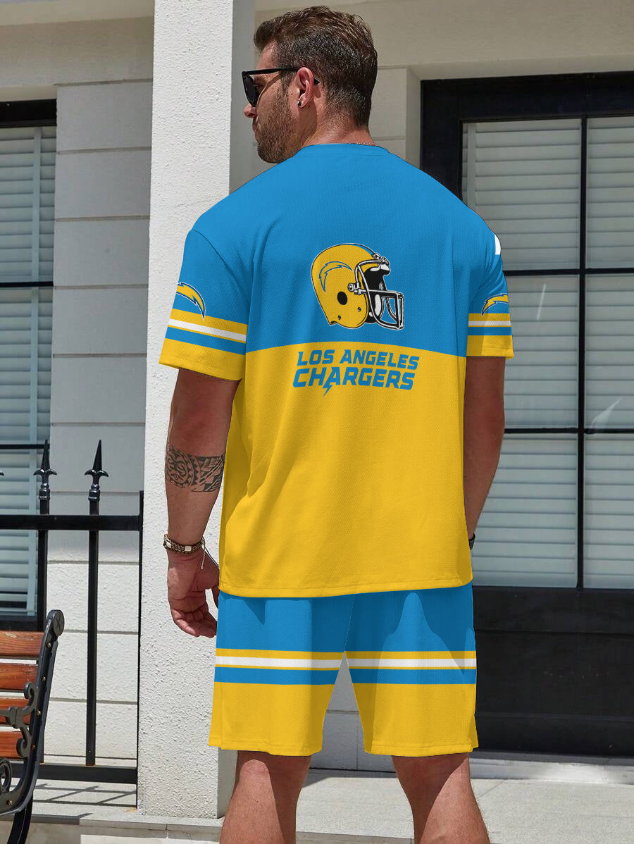 Los Angeles Chargers Limited Edition Top And Shorts Two-Piece Suits