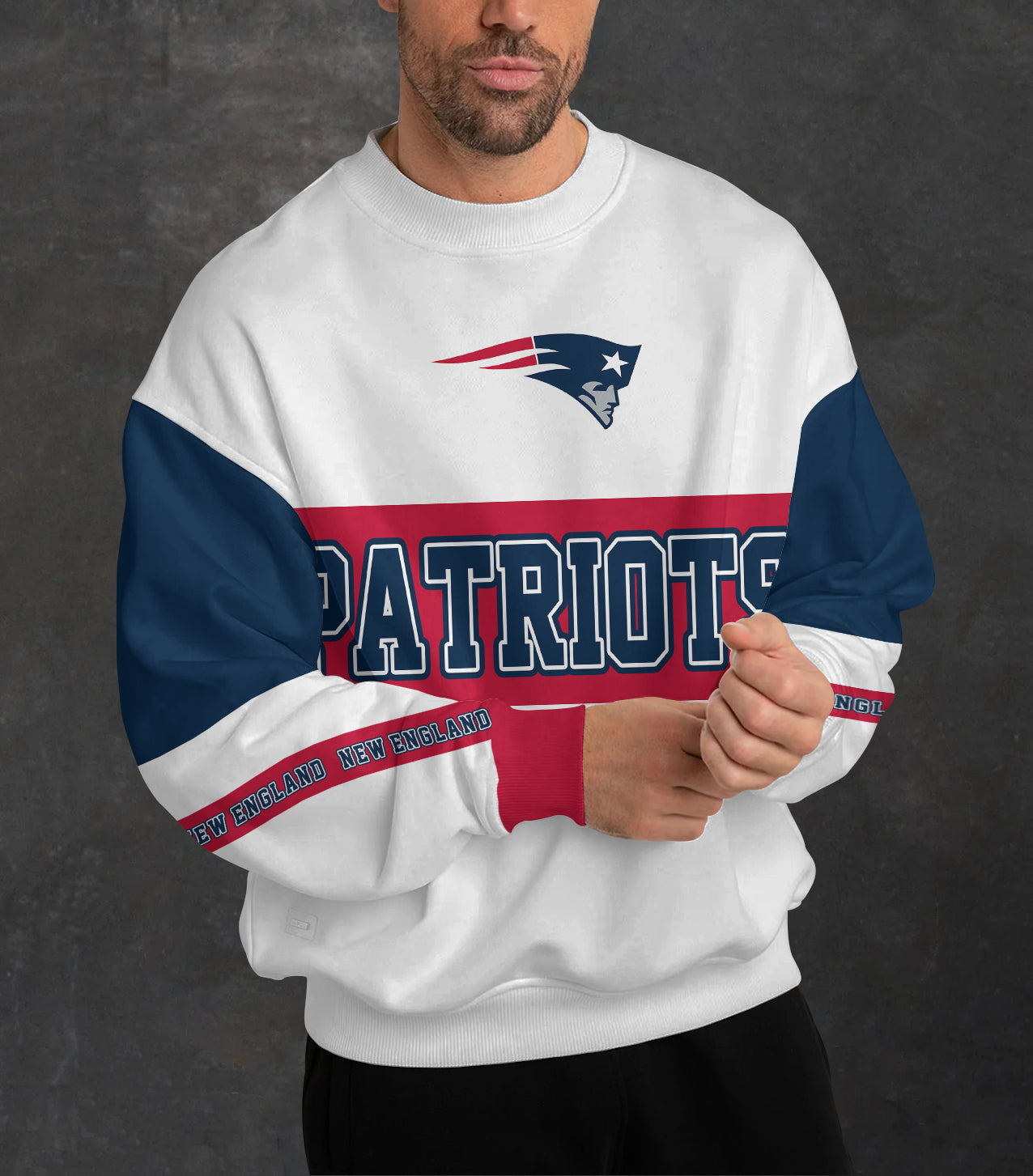 New England Patriots 3D Limited Edition Crew Neck sweatshirt