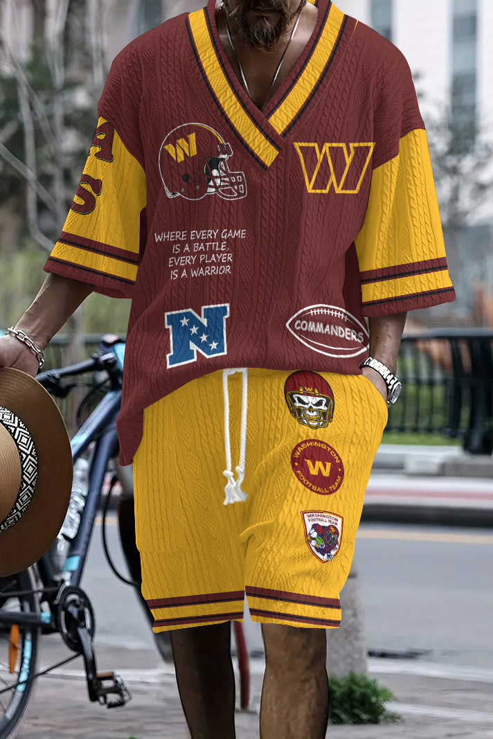 Washington Commanders
 Limited Edition Top And Shorts Two-Piece Suits