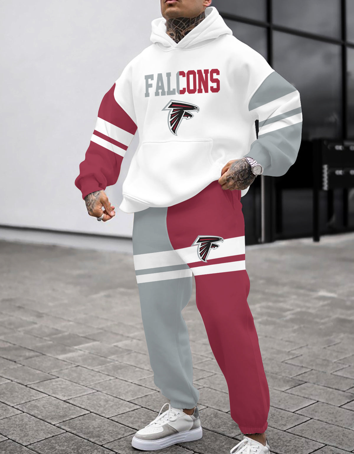 Atlanta Falcons 3D Printed Pullover Hoodie And Sweatpant 2pcs Tracksuits