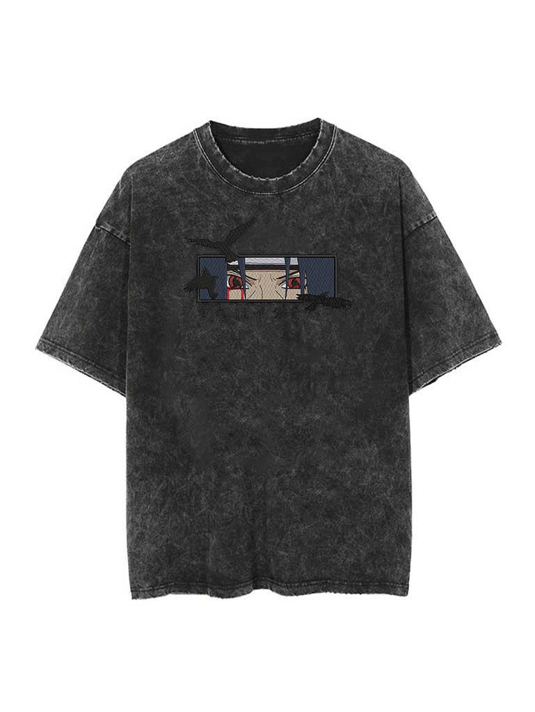 Itachi Eyes Embroidery Tee