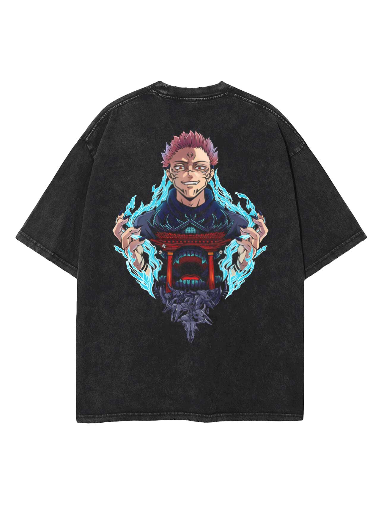 Yuta VS Sukuna 2-Sided Vintage Tee