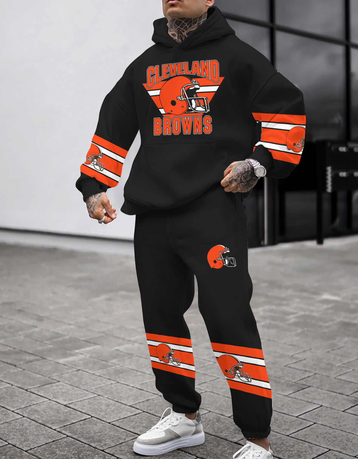 Cleveland Browns 3D Printed Pullover Hoodie And Sweatpant 2pcs Tracksuits