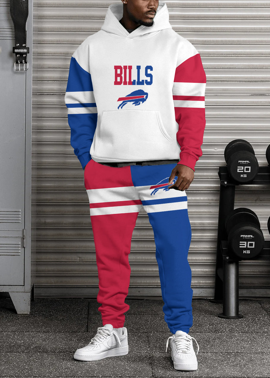 Buffalo Bills 3D Printed Pullover Hoodie And Sweatpant 2pcs Tracksuits