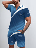 Tennessee Titans Limited Edition ZIP Polo Shirt And Shorts Two-Piece Suits