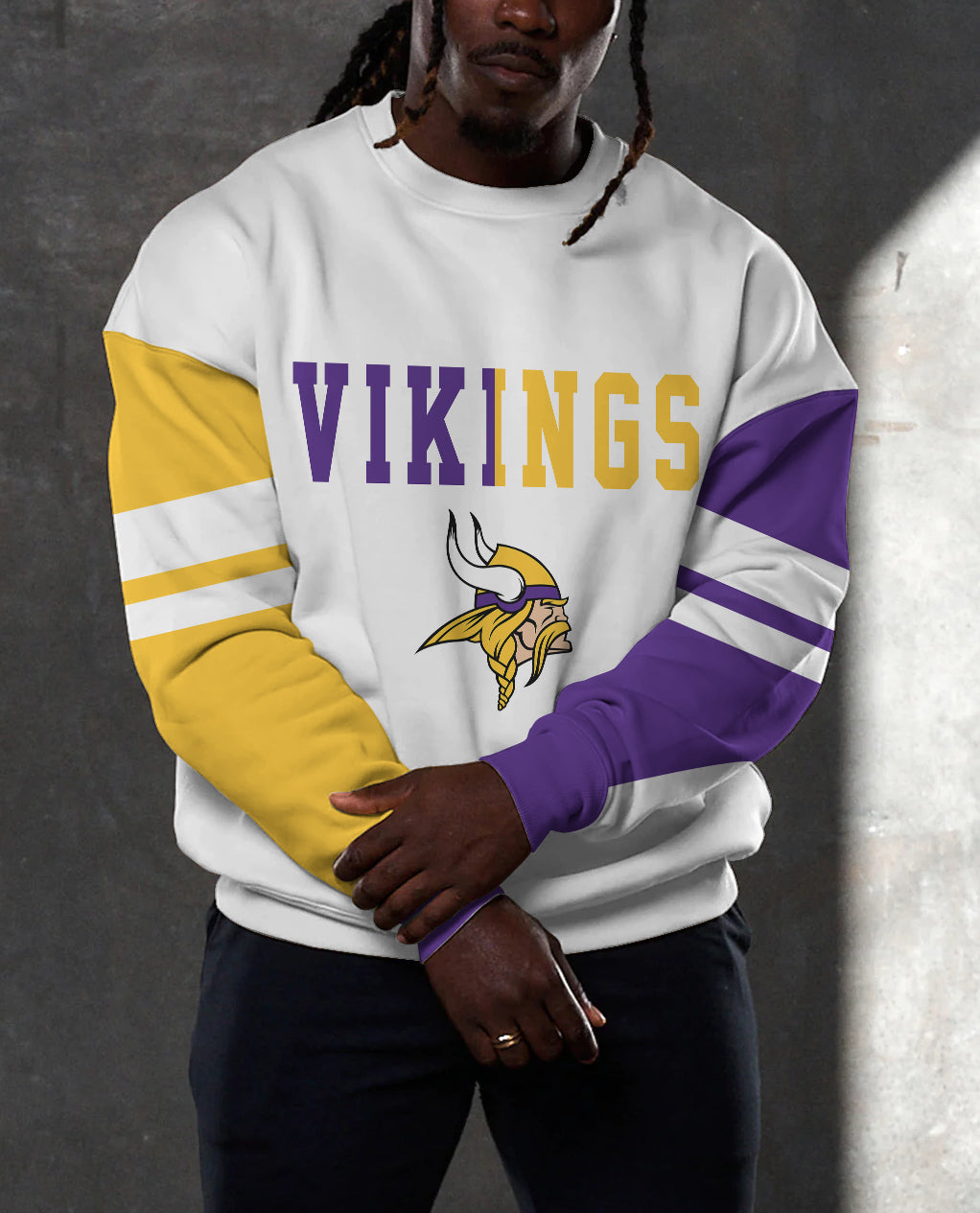 Minnesota Vikings 3D Limited Edition Crew Neck sweatshirt