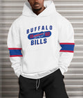 Buffalo Bills Printed Hooded Pocket Pullover Hoodie