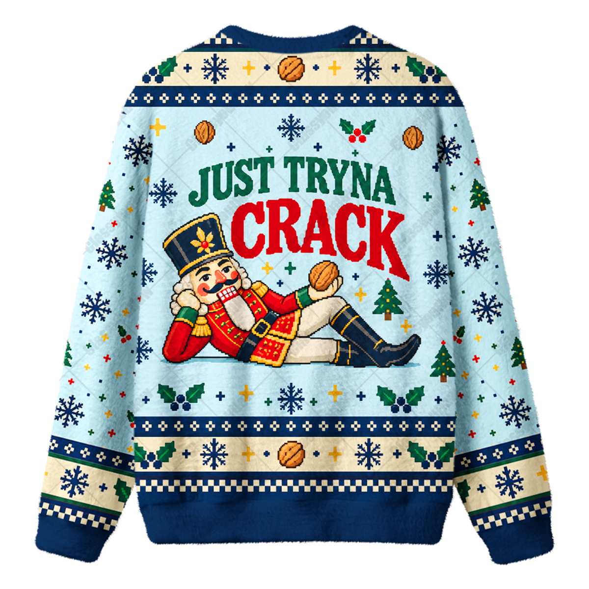 NUTCRACKER CRACK UGLY CHRISTMAS SWEATSHIRT — image 2