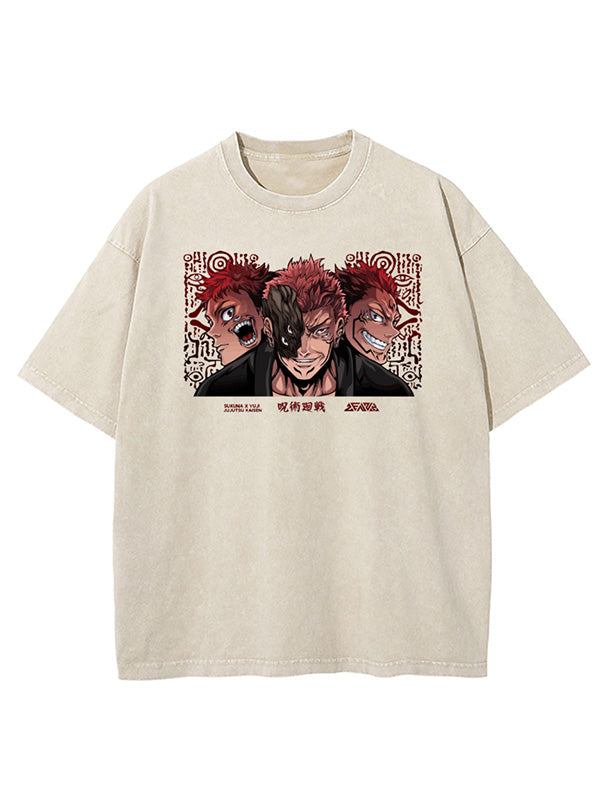 Sukuna 3 Forms Vintage Tee