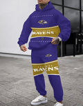 Baltimore Ravens 3D Printed Pullover Hoodie And Sweatpant 2pcs Tracksuits