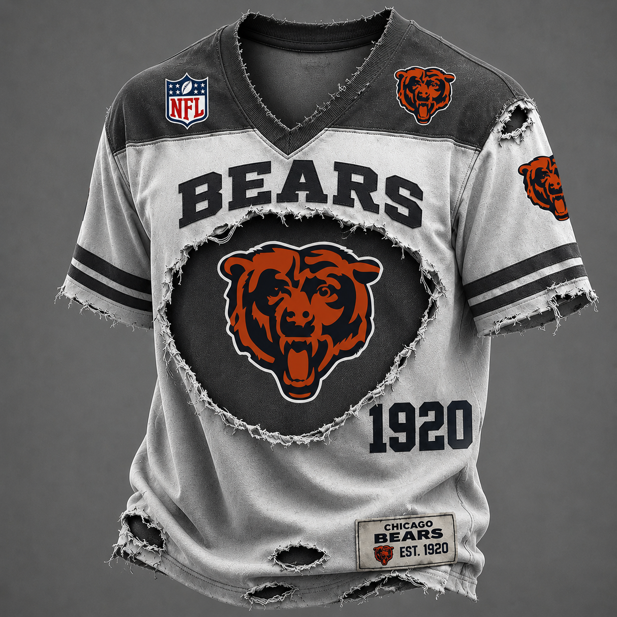 CHI x NFL Luxury Classic T-shirt DDT 140526 TTTZ