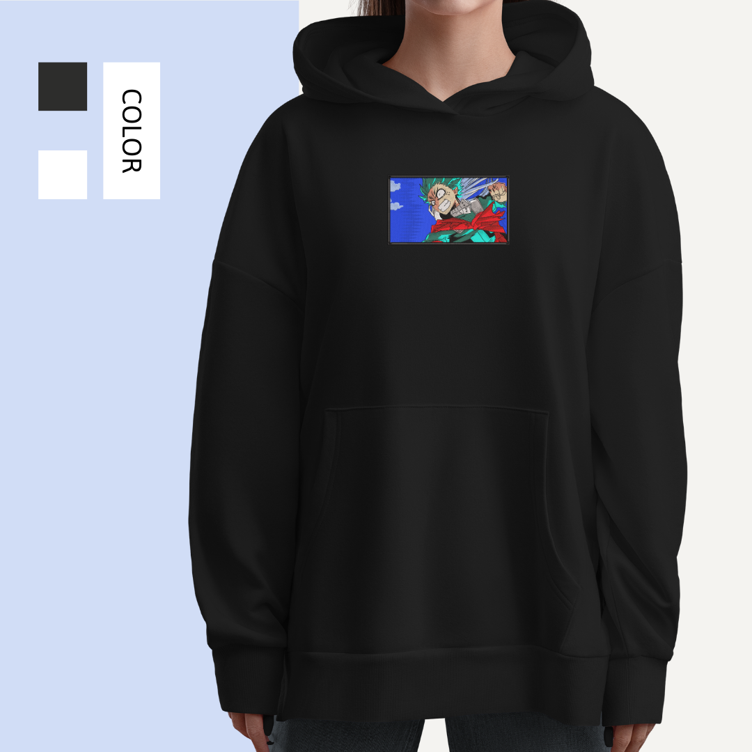 Midoriya Izuku DEKU - My Hero Academia embroidered Hoodie