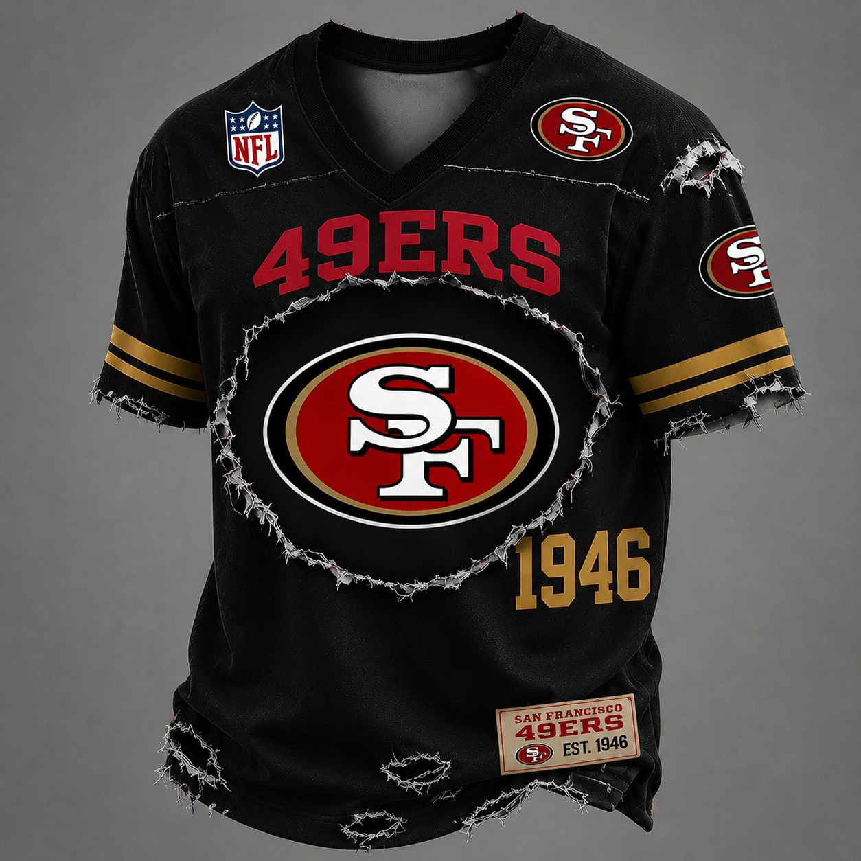 SF49 x NFL Luxury Classic T-shirt DDT 140526 TTTZ