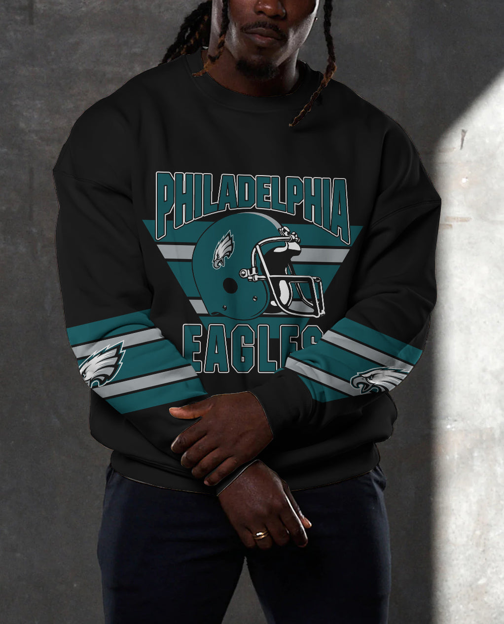 Philadelphia Eagles 3D Limited Edition Crew Neck sweatshirt