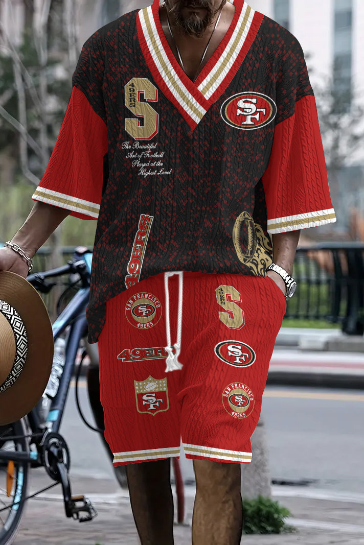 San Francisco 49ers Limited Edition Top And Shorts Two-Piece Suits