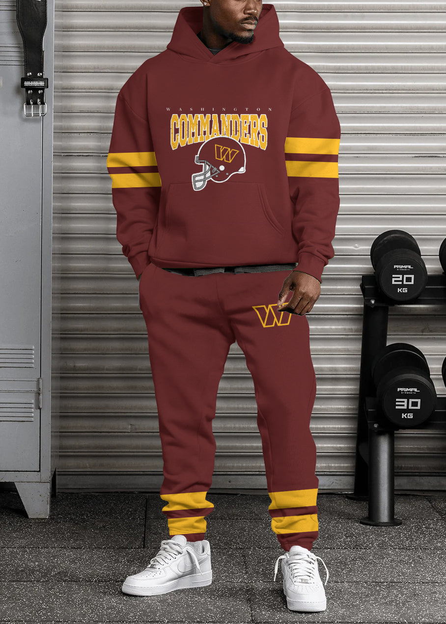 Washington Commanders 3D Printed Pullover Hoodie And Sweatpant 2pcs Tracksuits