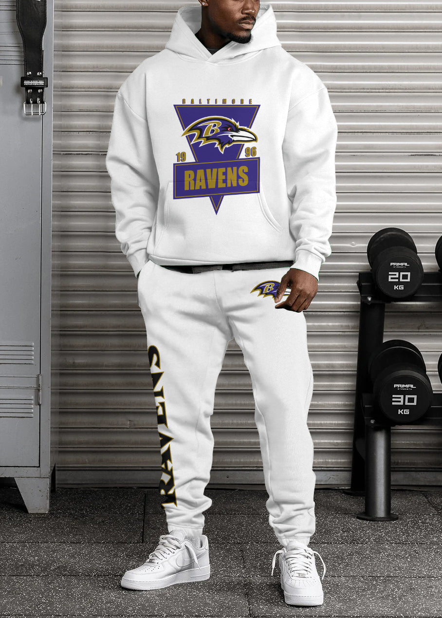 Baltimore Ravens 3D Printed Pullover Hoodie And Sweatpant 2pcs Tracksuits