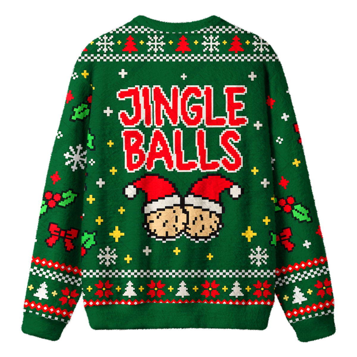 JINGLE BALLS XMAS UGLY CHRISTMAS SWEATSHIRT — image 2