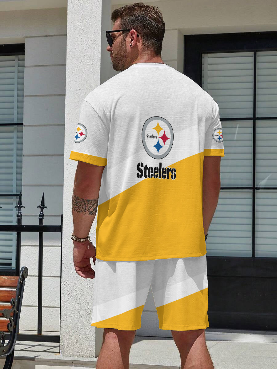 Pittsburgh Steelers Limited Edition Top And Shorts Two-Piece Suits