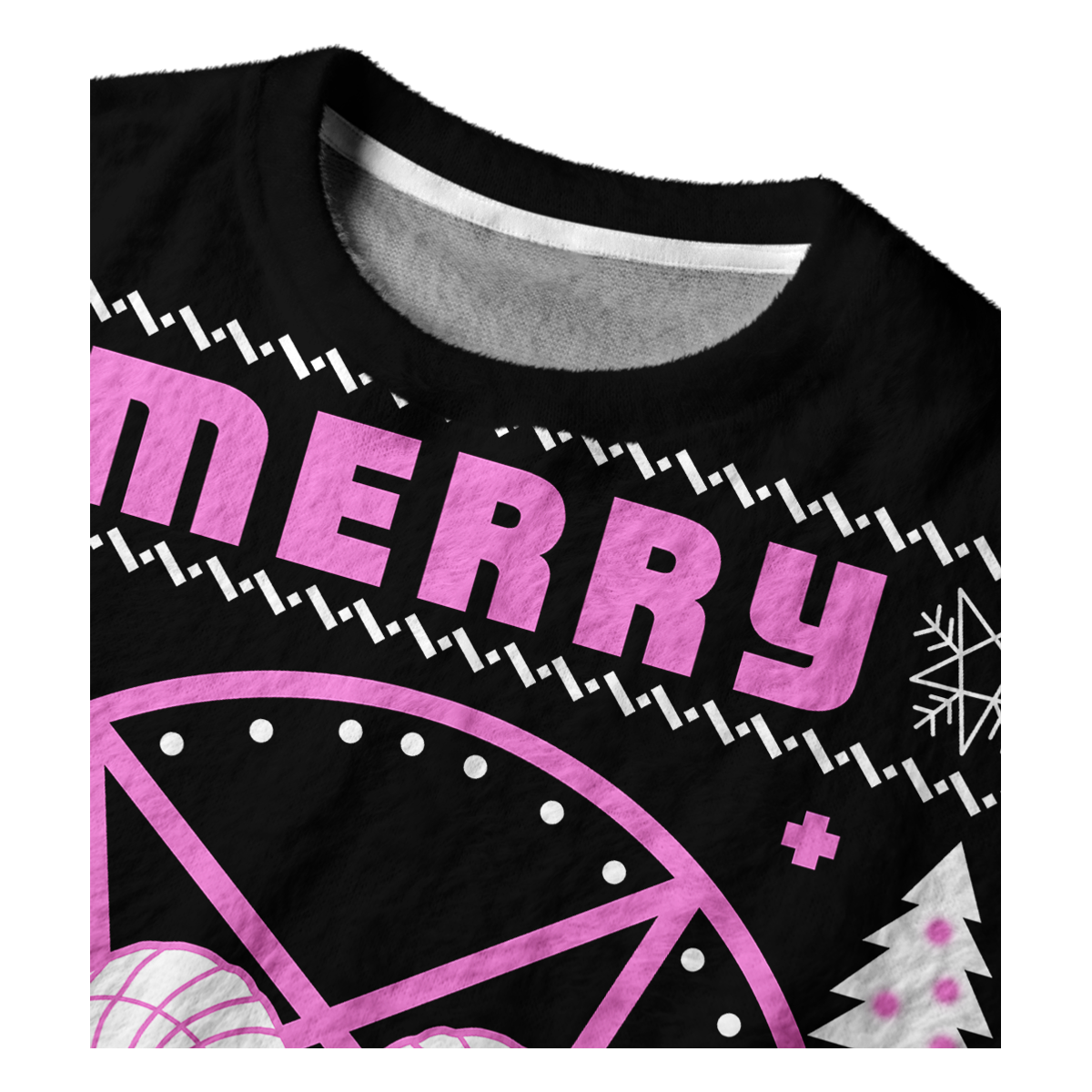MERRY 666 MAS UGLY CHRISTMAS SWEATSHIRT — image 3