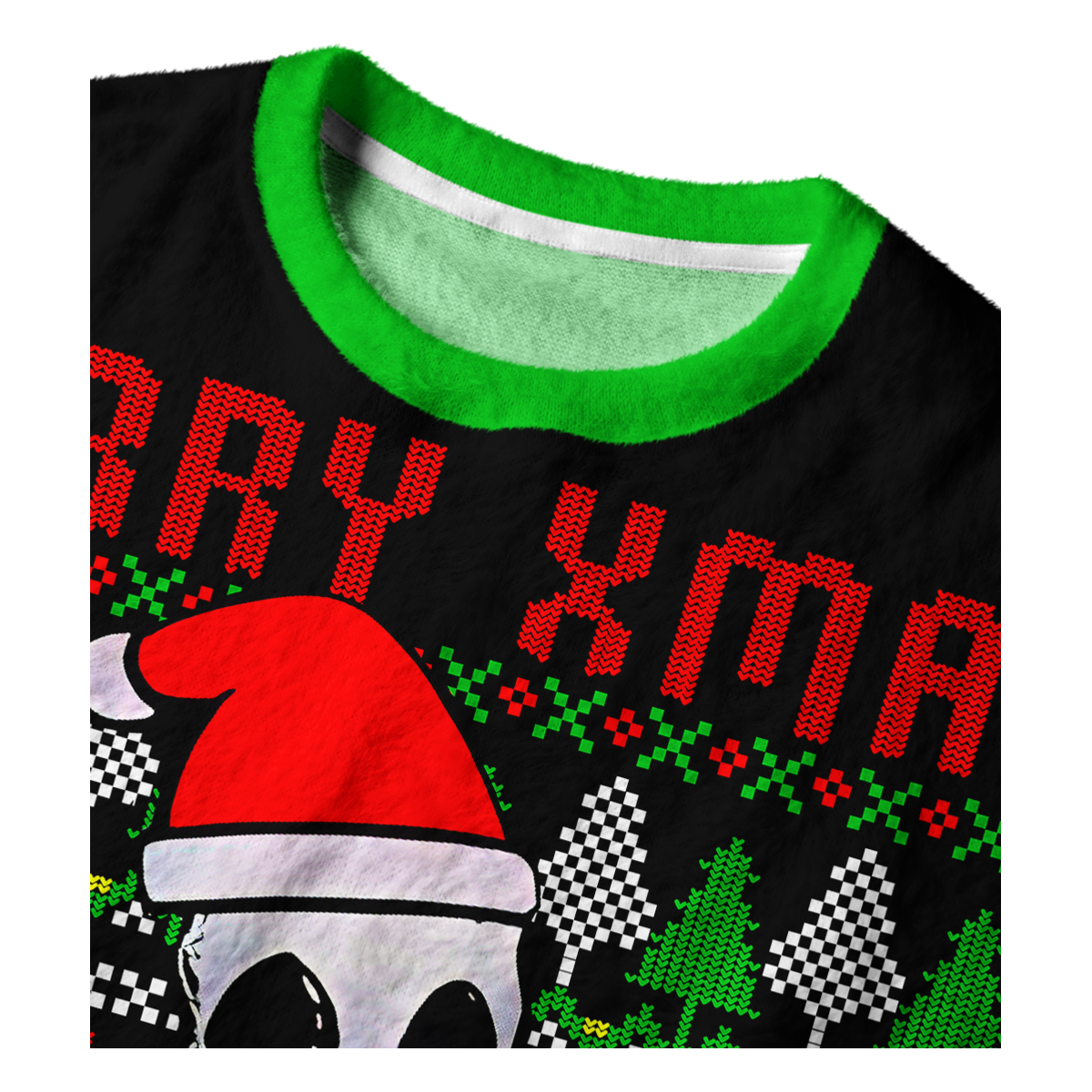 MERRY XMAS YOU PIECE OF SH*T UGLY CHRISTMAS SWEATSHIRT — image 3