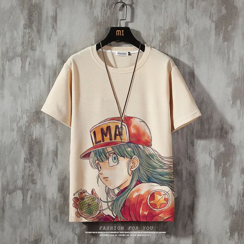 Men's Fashion Print Casual Short Sleeve T-Shirt