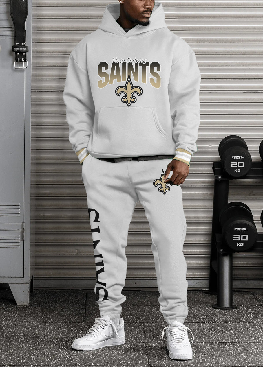 New Orleans Saints 3D Printed Pullover Hoodie And Sweatpant 2pcs Tracksuits