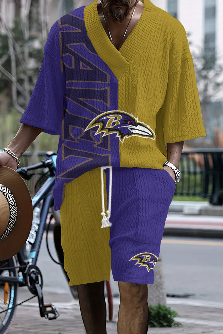 Baltimore Ravens  Limited Edition Top And Shorts Two-Piece Suits