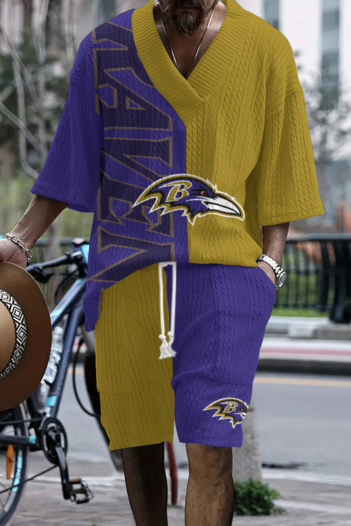 Baltimore Ravens  Limited Edition Top And Shorts Two-Piece Suits