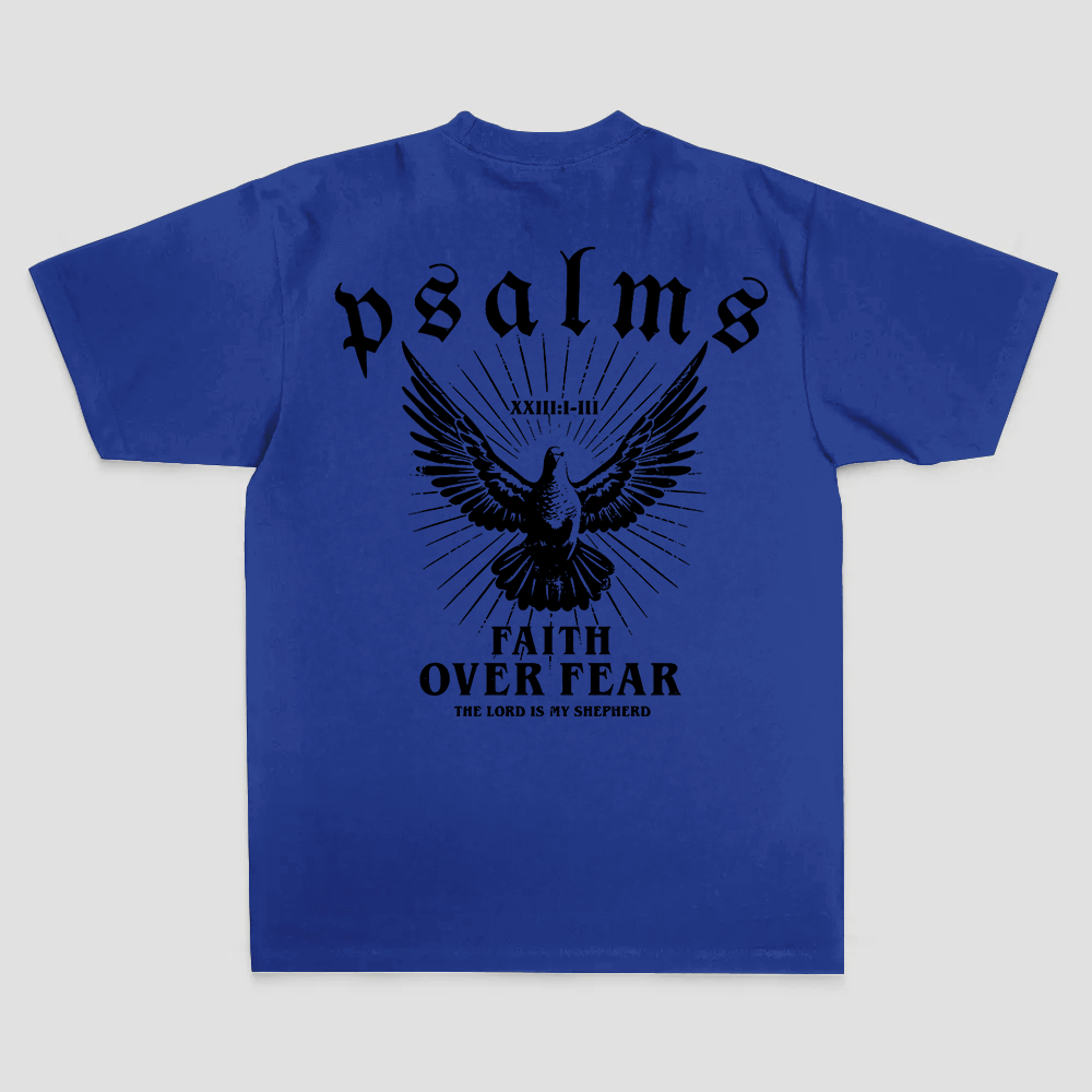 Faith Over Fear Printed Men's T-shirt