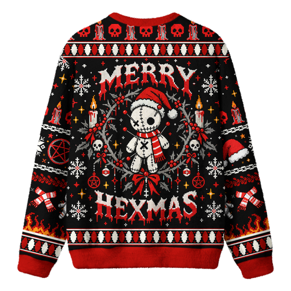 HEXMAS DOLL UGLY CHRISTMAS SWEATSHIRT — image 2