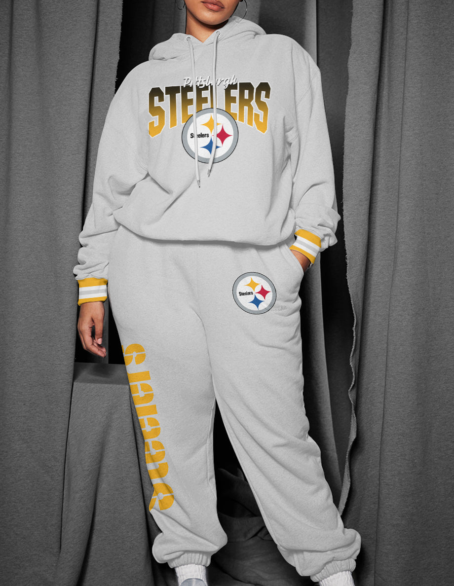 Pittsburgh Steelers 3D Printed Pullover Hoodie And Sweatpant 2pcs Tracksuits