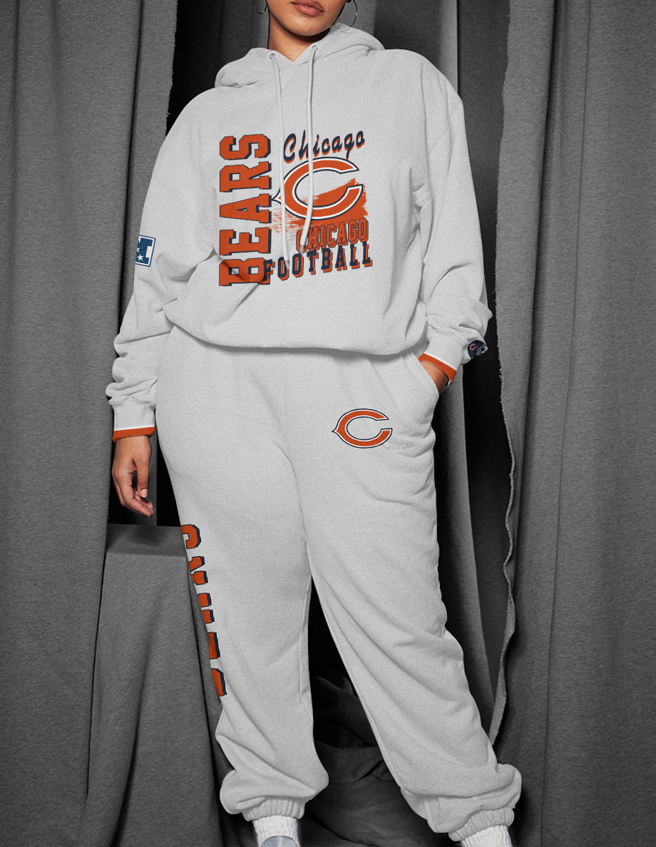 Chicago Bears 3D Printed Pullover Hoodie And Sweatpant 2pcs Tracksuits