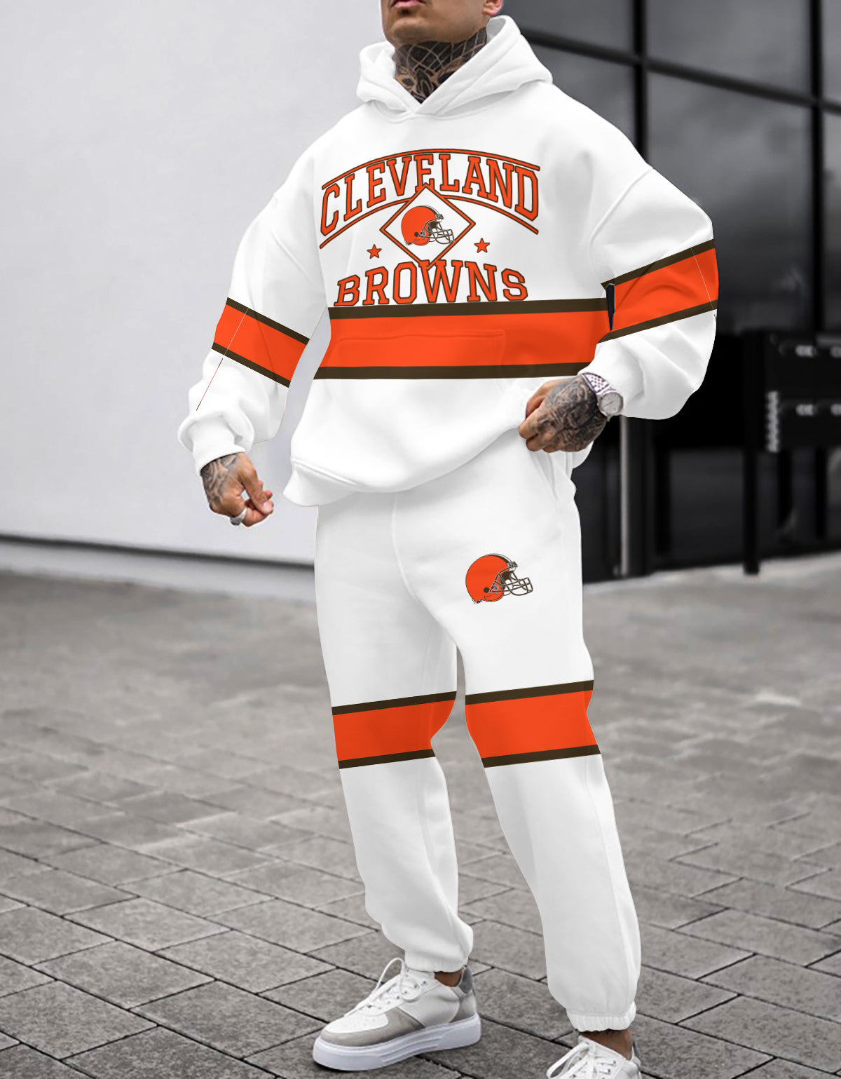 Cleveland Browns 3D Printed Pullover Hoodie And Sweatpant 2pcs Tracksuits
