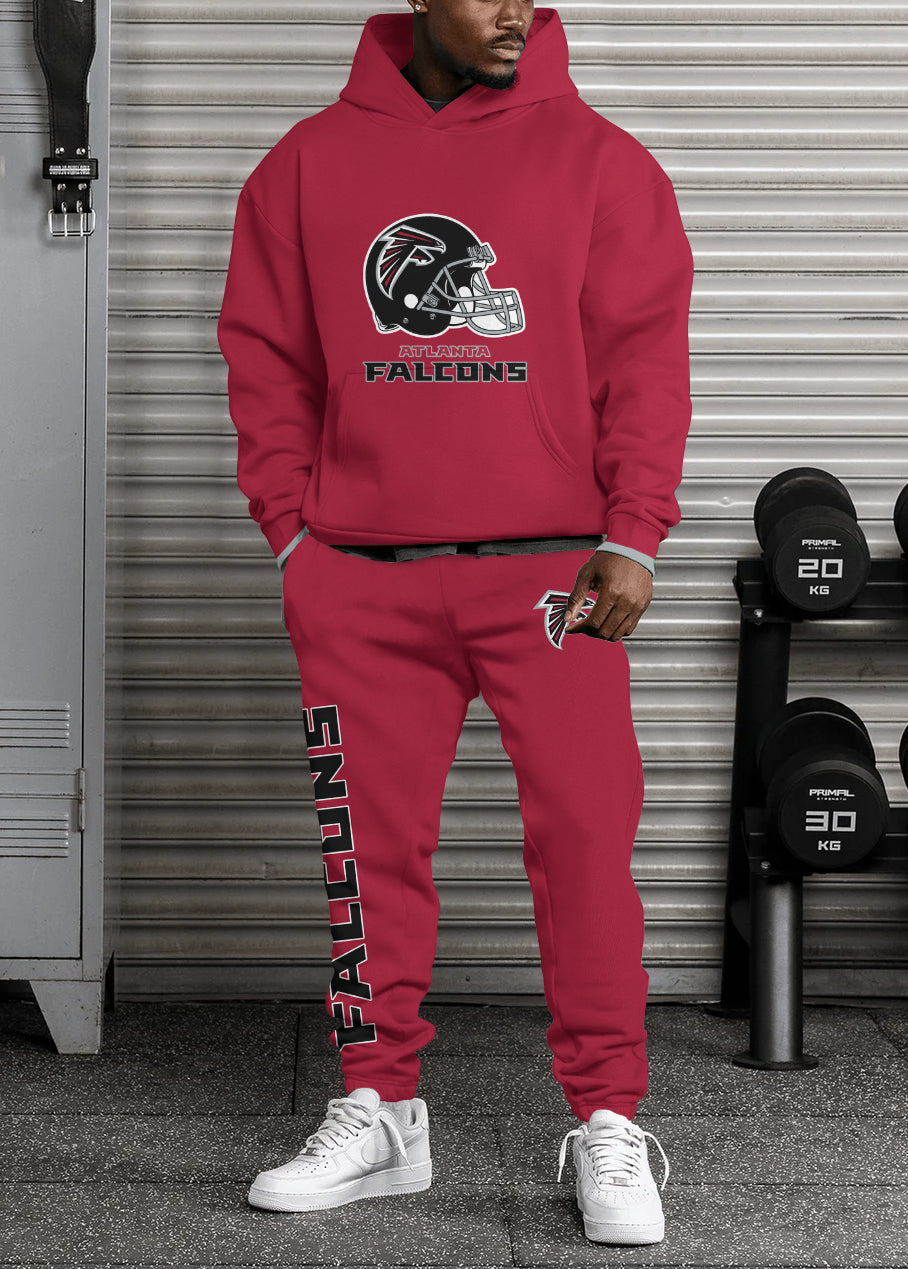 Atlanta Falcons 3D Printed Pullover Hoodie And Sweatpant 2pcs Tracksuits