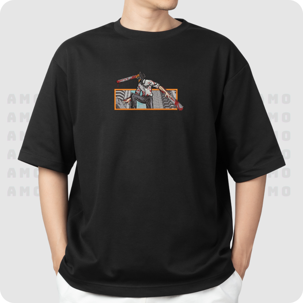 Denji Chainsaw Man Embroidered T-Shirt