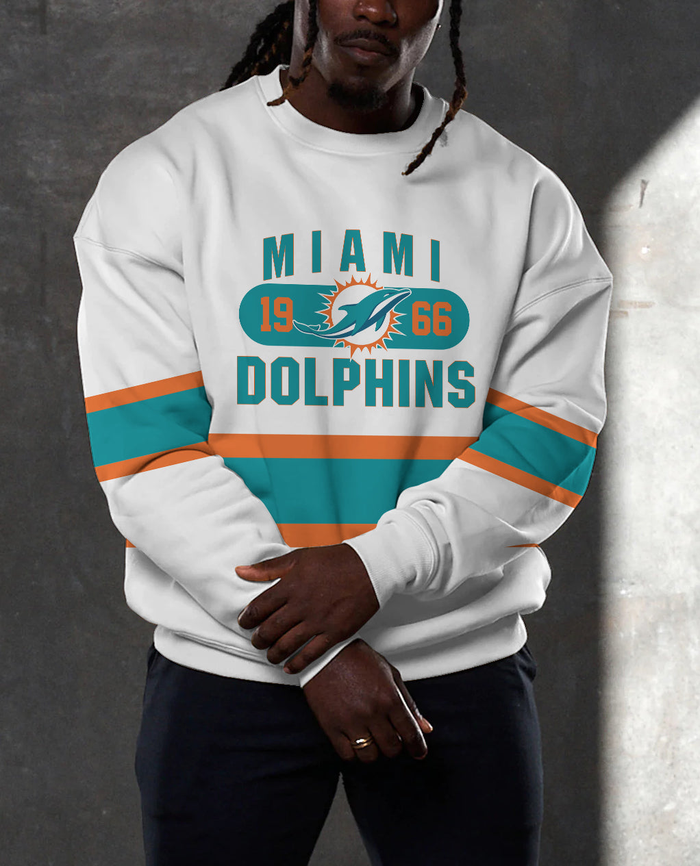 Miami Dolphins 3D Limited Edition Crew Neck sweatshirt