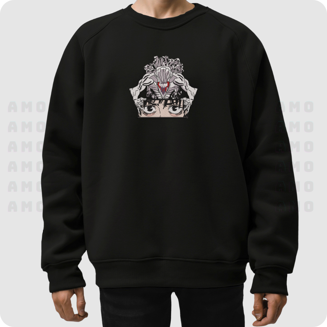 Okkotsu Yuta Rika Jujutsu Kaisen Embroidered Sweater