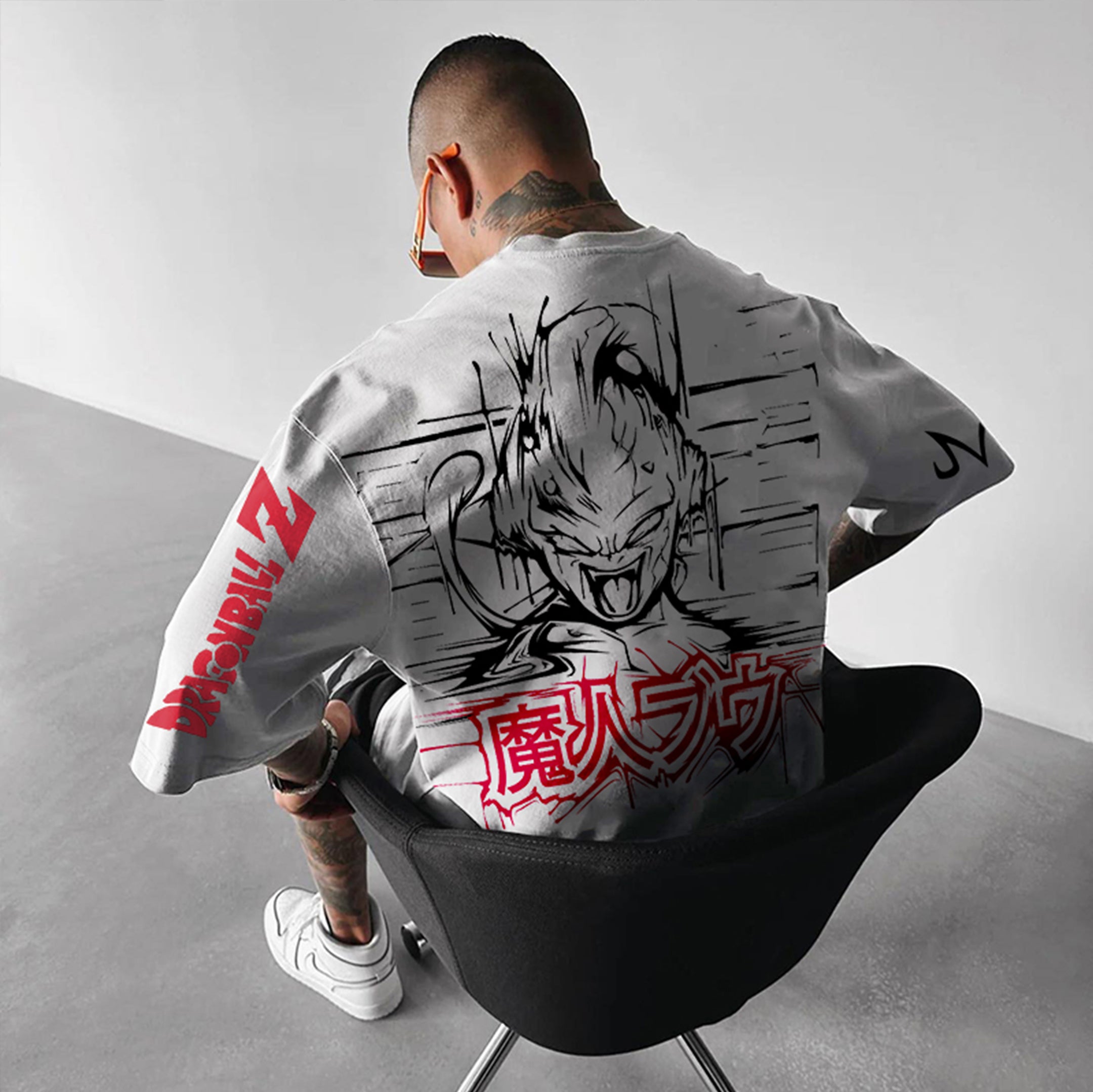 Men's Loose Cartoon Printed T-shirt